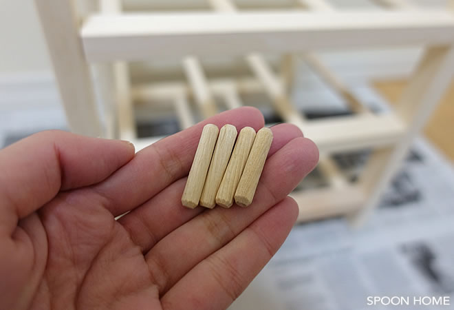 IKEAのHUTTENワインラックを重ねる時に必要な部品