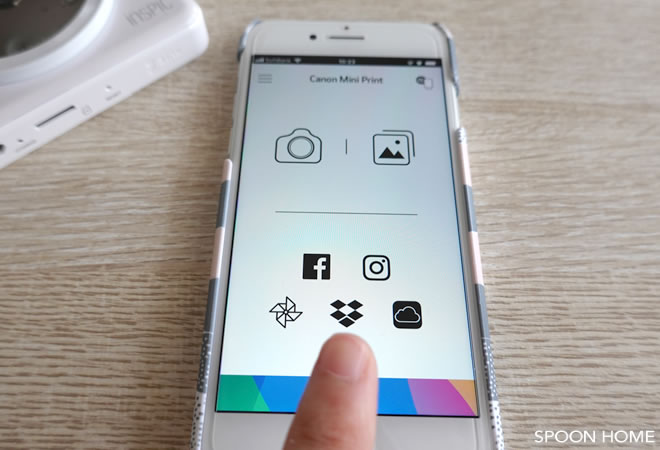 Canonのスマホ用プリンター「インスピック」の使い方ブログ画像