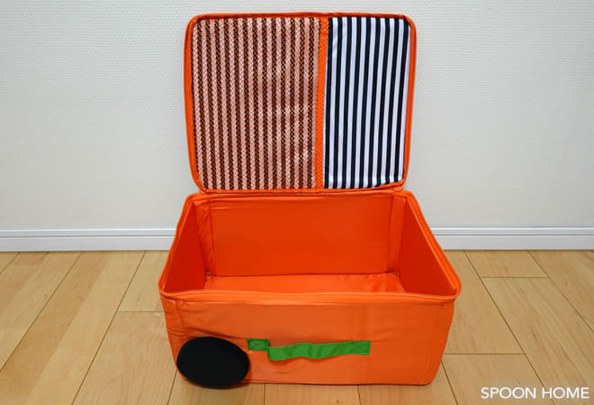 プラレールの収納方法「IKEA・FLYTTBAR収納ボックス」のブログ画像