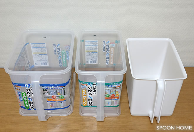KEYUCA・ケユカのおすすめ商品「ハンドル付きストッカー」のブログ画像