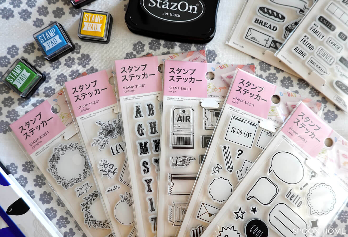 100円ショップ・ダイソーのクリアスタンプの在庫について