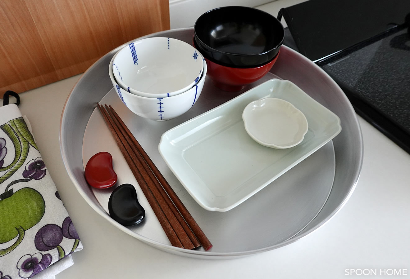 東屋のアルミお盆・タンカー2の使用ブログ画像