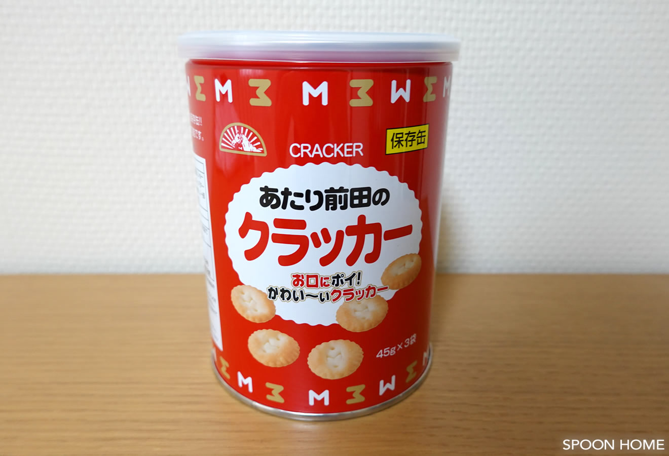 おいしいお菓子・クッキーの保存食「あたり前田のクラッカー 保存缶」のブログ画像
