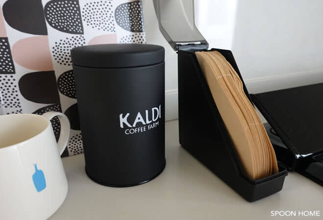 セリアの新商品「コーヒーフィルターケース」のブログ画像