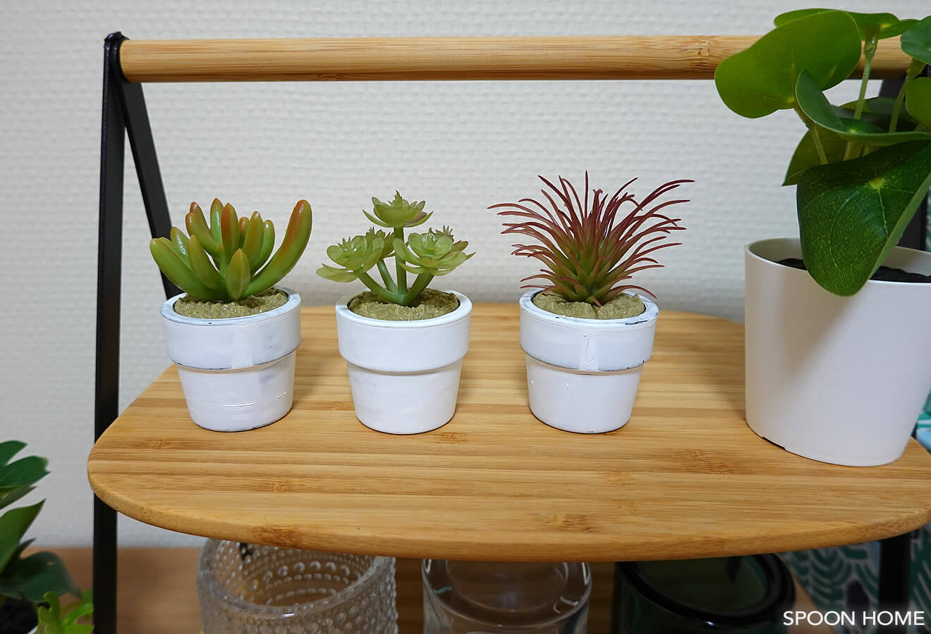 2020年に購入品・IKEAの「フェイカ 人工観葉植物 鉢カバー付き」のブログ画像