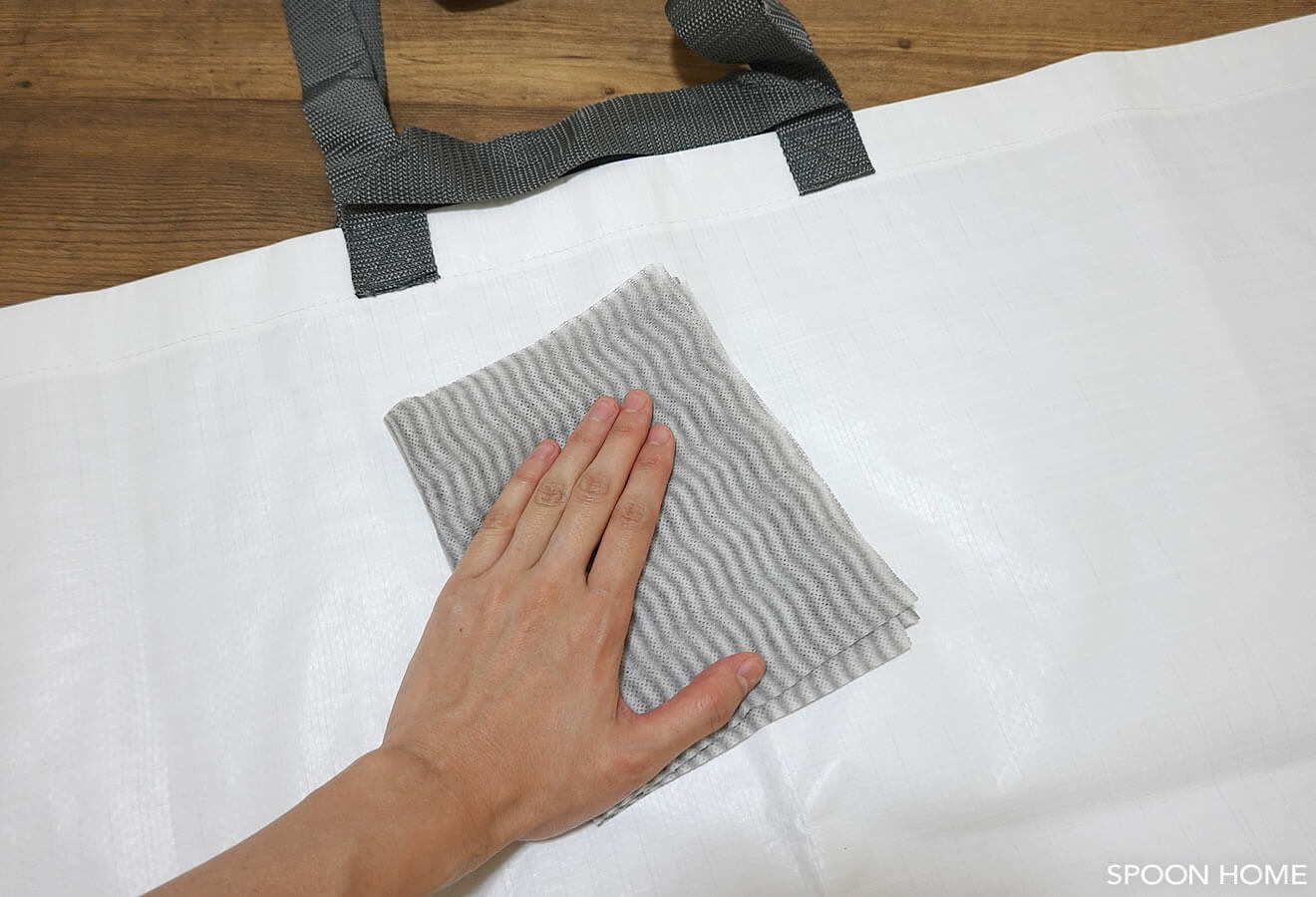 無印良品のエコバッグ・再生ポリプロピレンバッグのブログ画像