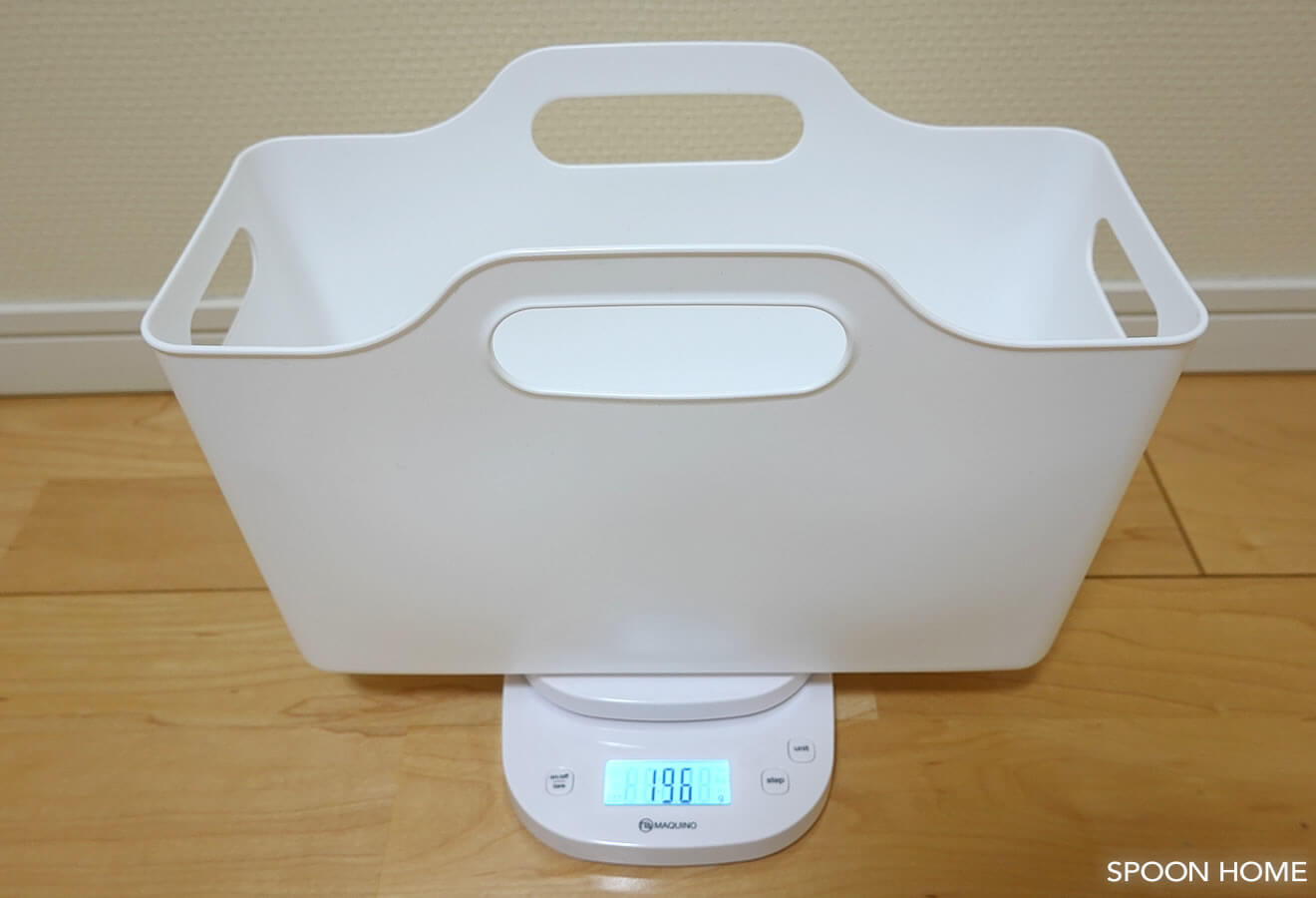 100均セリアのハンドル付ソフトライナーケースの収納ブログ画像