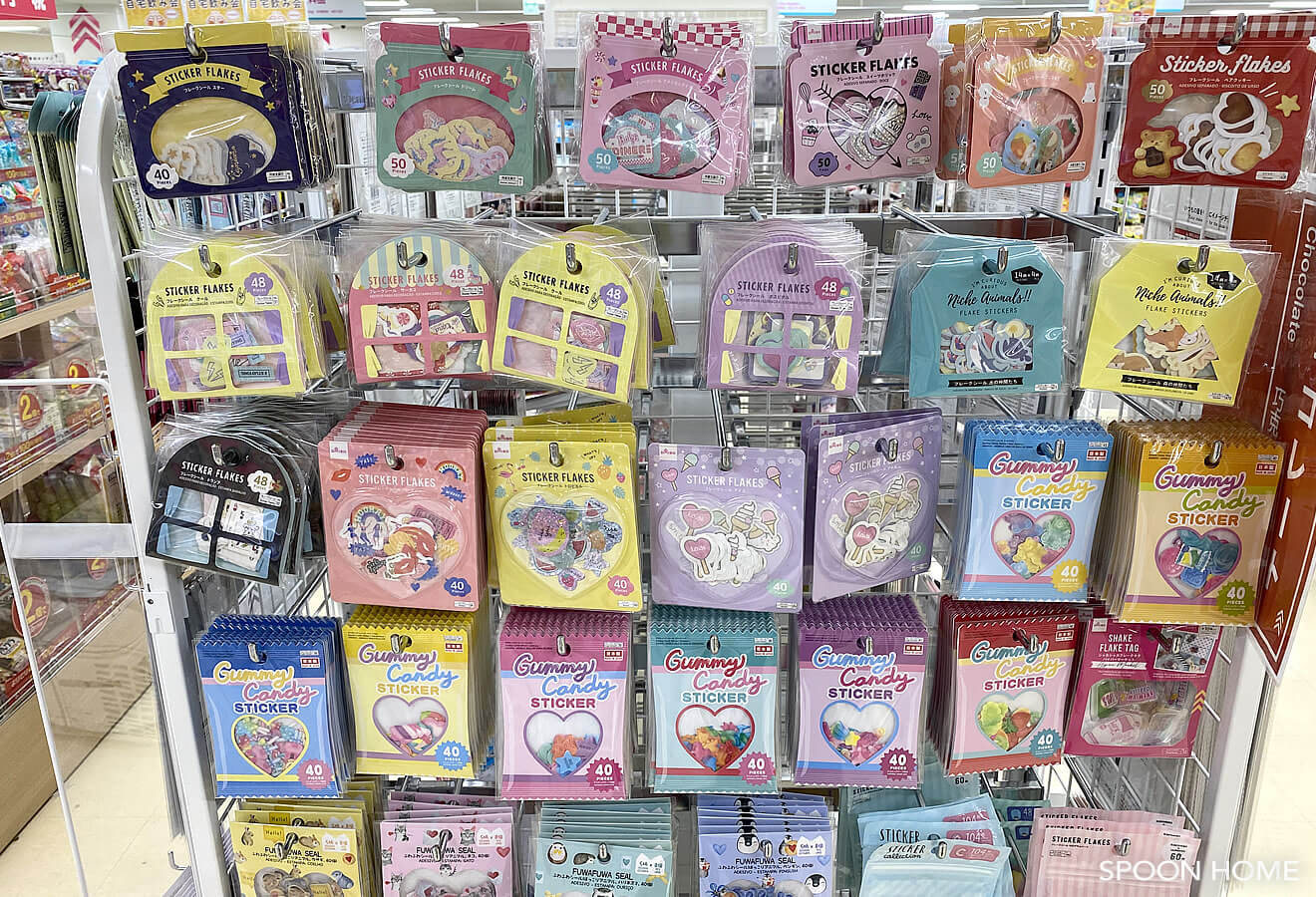 100均ダイソー フレークシール の種類やシールデザイン 年購入品をレポート Daiso