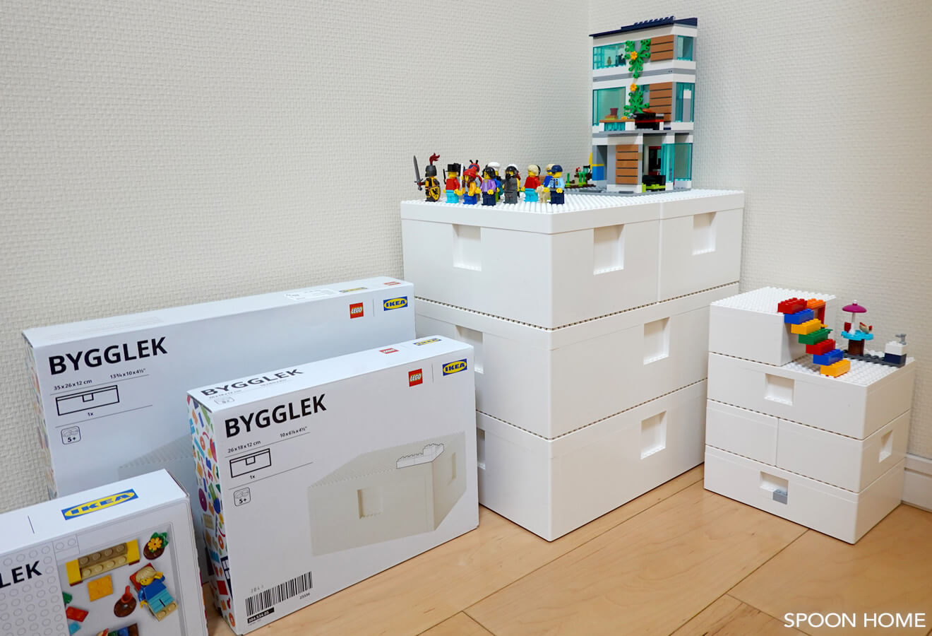 Ikeaとレゴのコラボ商品 Bygglek ボックス収納例とブロックセットの種類をレポート