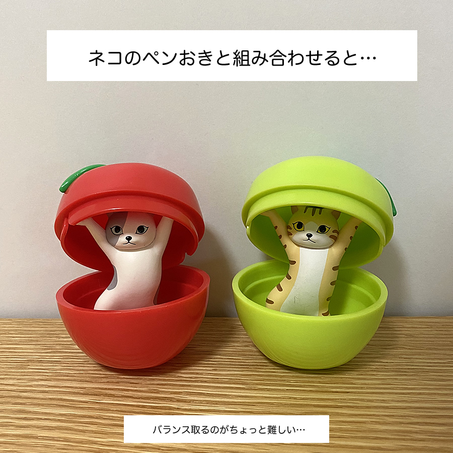ガチャガチャ「ことりんご ちいさな小鳥とりんごのケース」の画像