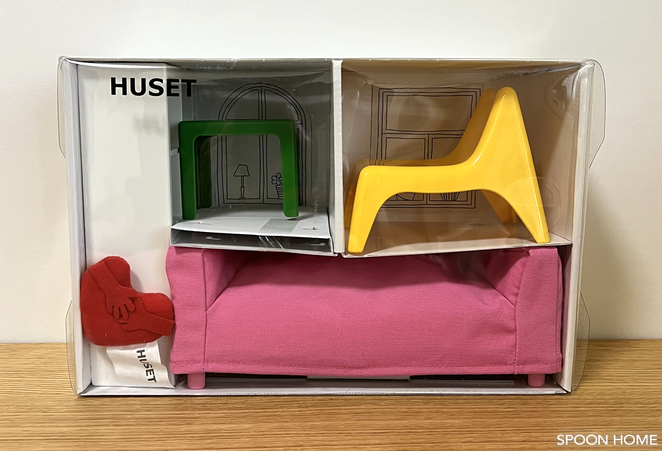 IKEAのミニチュア家具HUSET・フーセットの画像