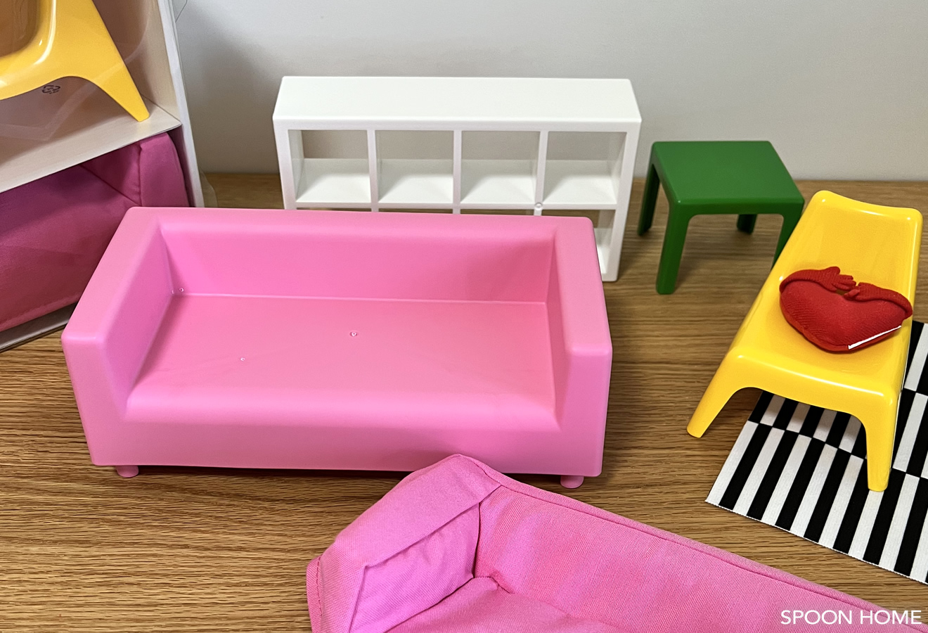 IKEAのミニチュア家具「HUSET・フーセット」。サイズ感と使用例をご紹介
