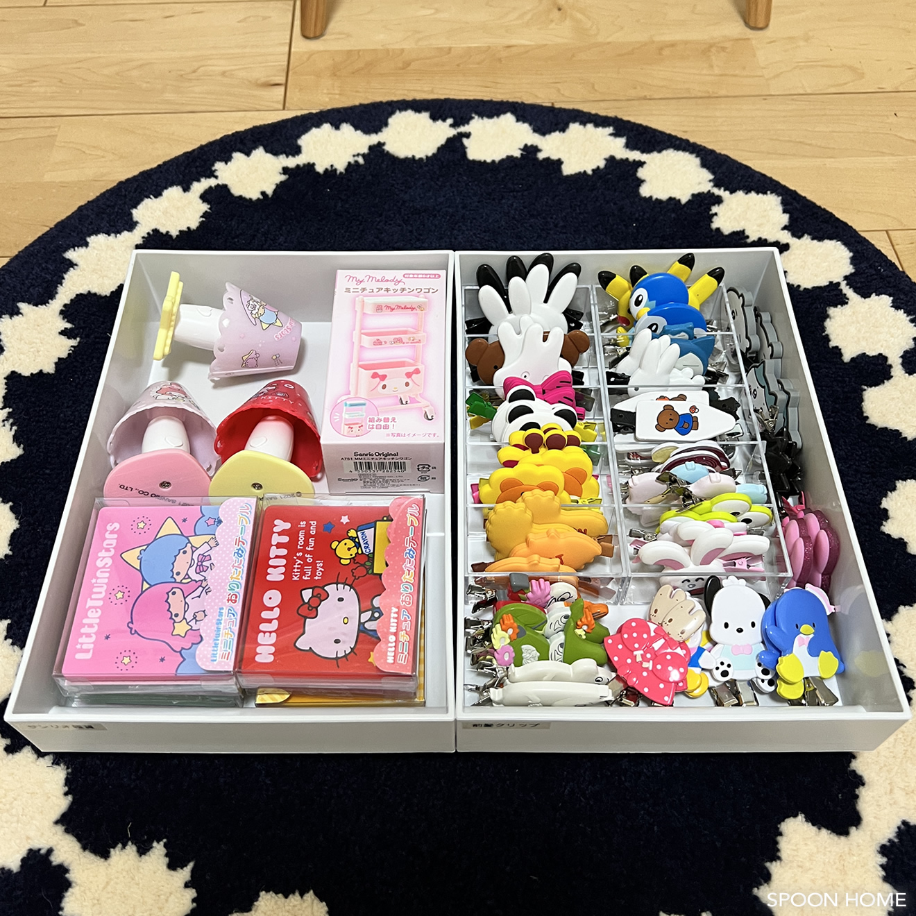 大量のミニチュアコレクションの収納アイデアのブログ画像
