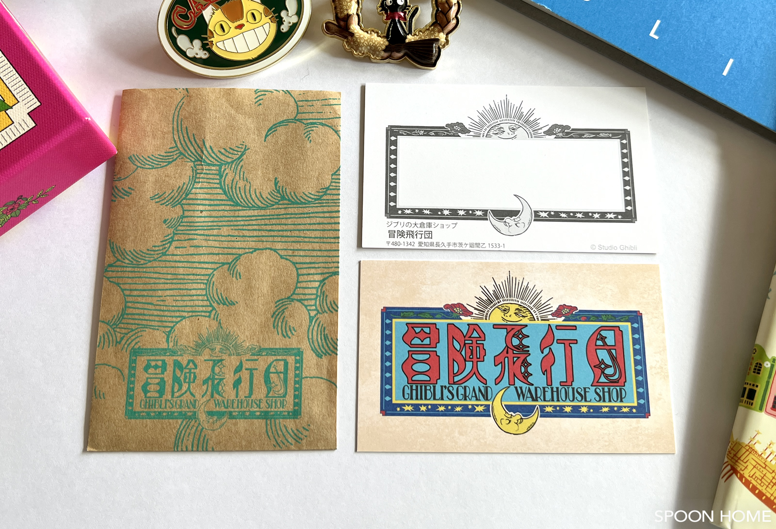 ジブリパークのお土産グッズ購入品・大倉庫ショップの画像
