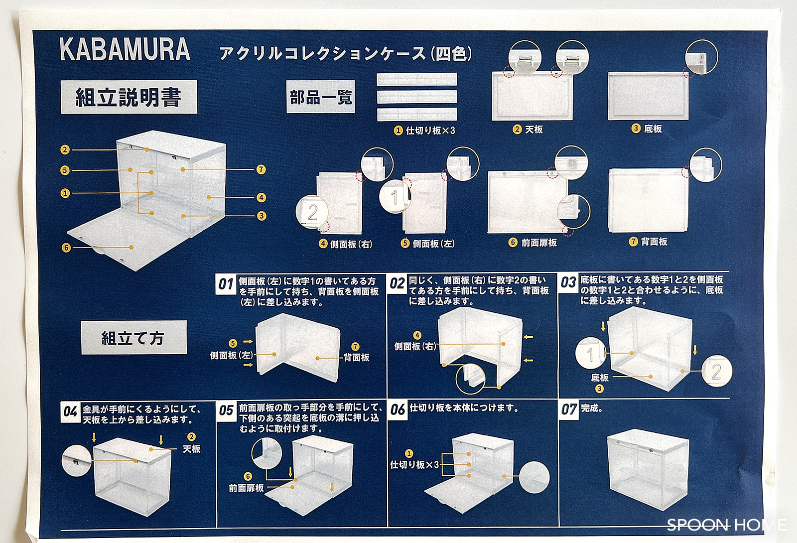 KABAMURAの3段コレクションケースのブログ画像