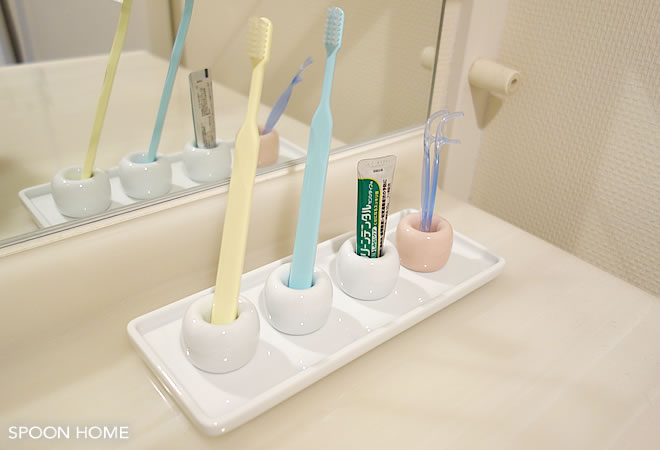 無印良品の歯ブラシスタンドのブログ画像