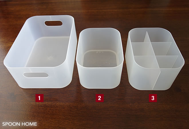 無印良品のポリプロピレンメイクボックスのブログ画像