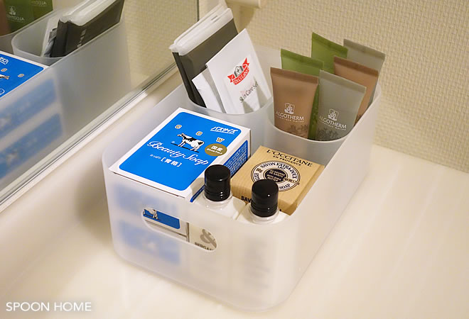 無印良品のポリプロピレンメイクボックスのブログ画像