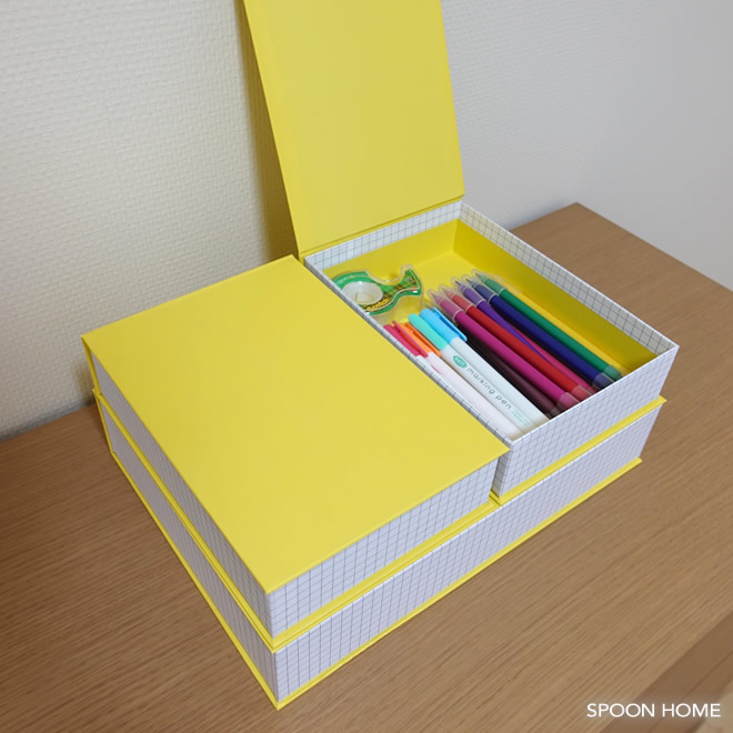 文房具の収納方法とアイデアのブログ画像