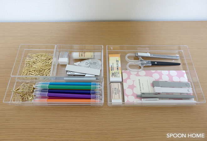 文房具の収納方法とアイデアのブログ画像
